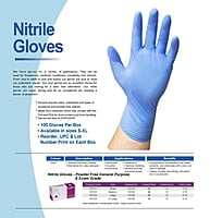 Nitrile Gloves (Box of 100) Nitrile Gloves (Box of 100)